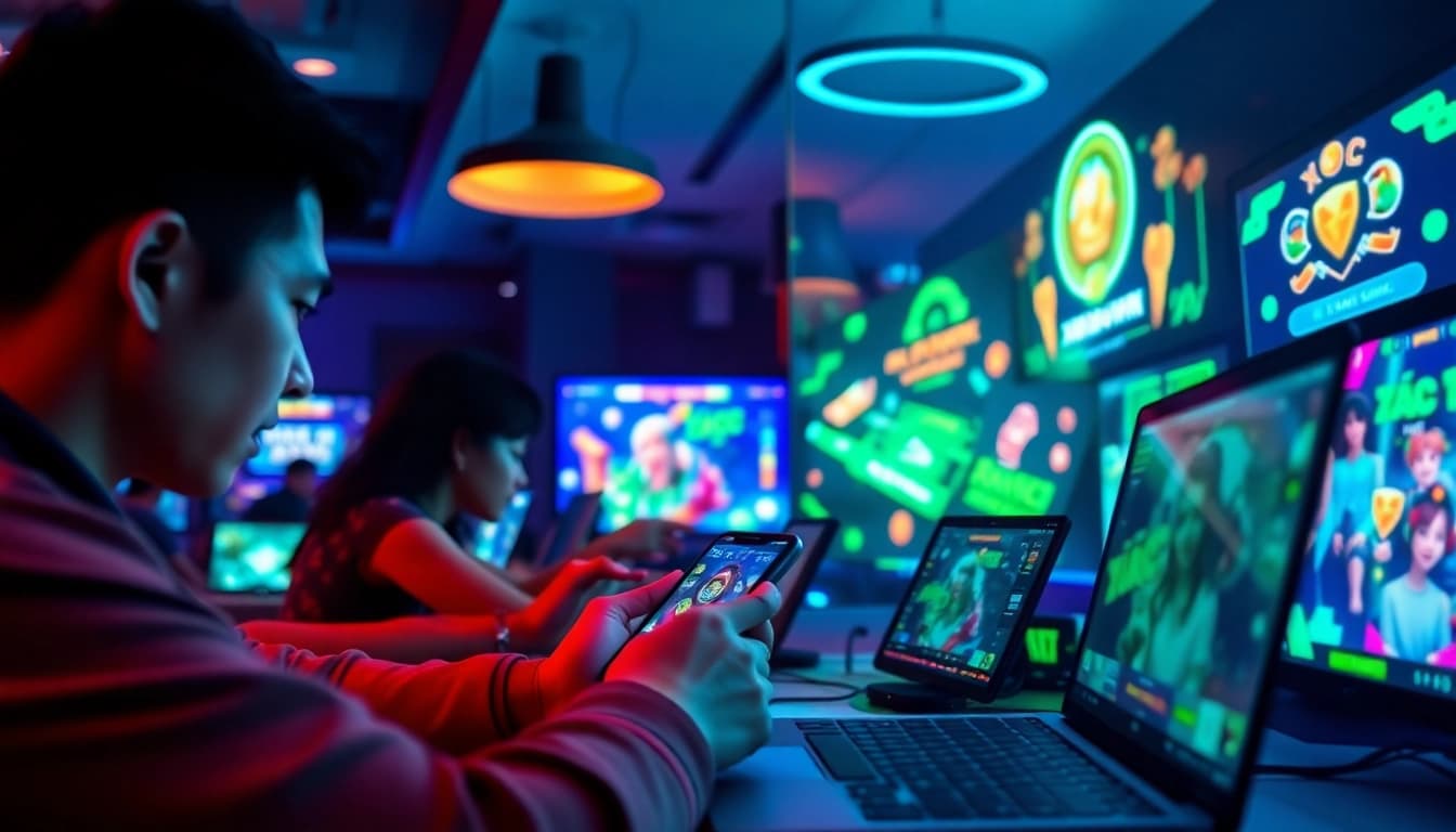 Experience the thrilling world of XOCDIA 88 with vibrant online gaming, showcasing user-friendly interfaces and dynamic gameplay.
