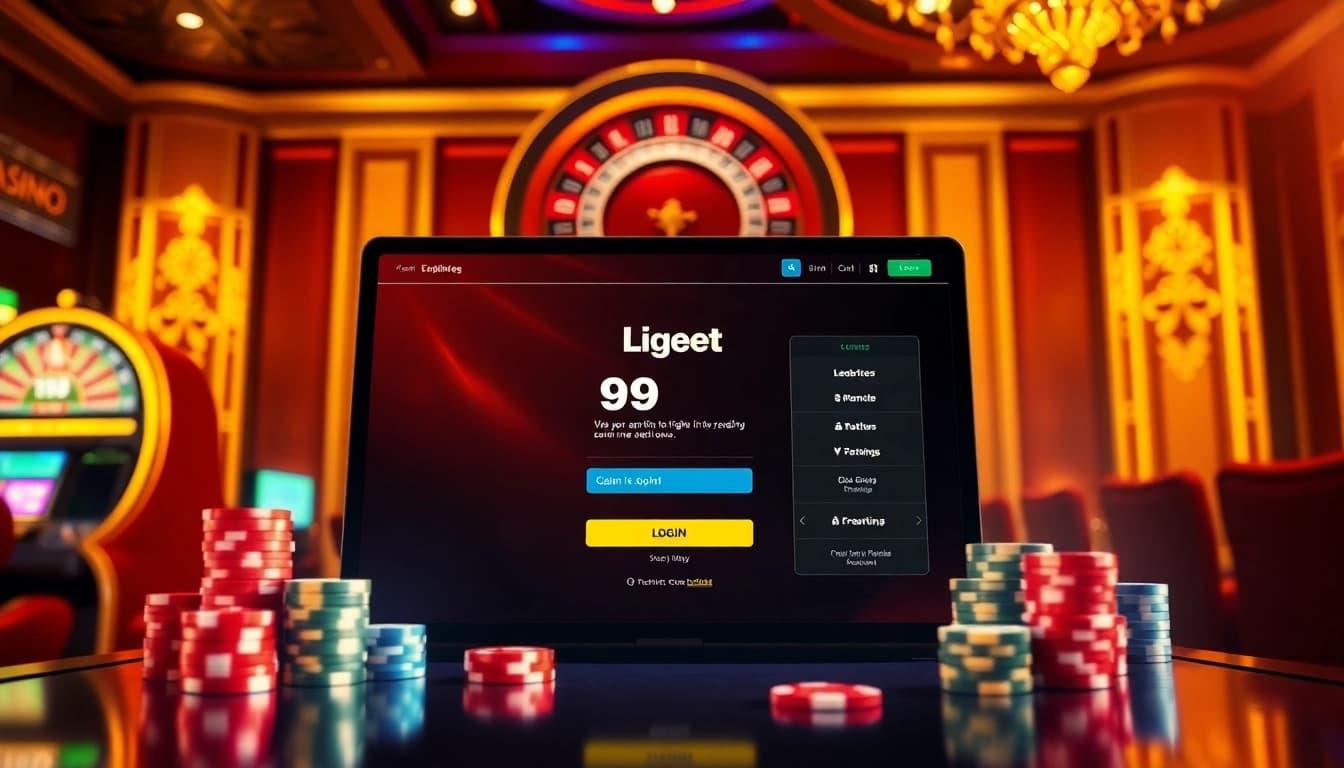 Visualize the Đăng nhập 89Bet interface showcasing online casino excitement with vibrant slots and poker chips.