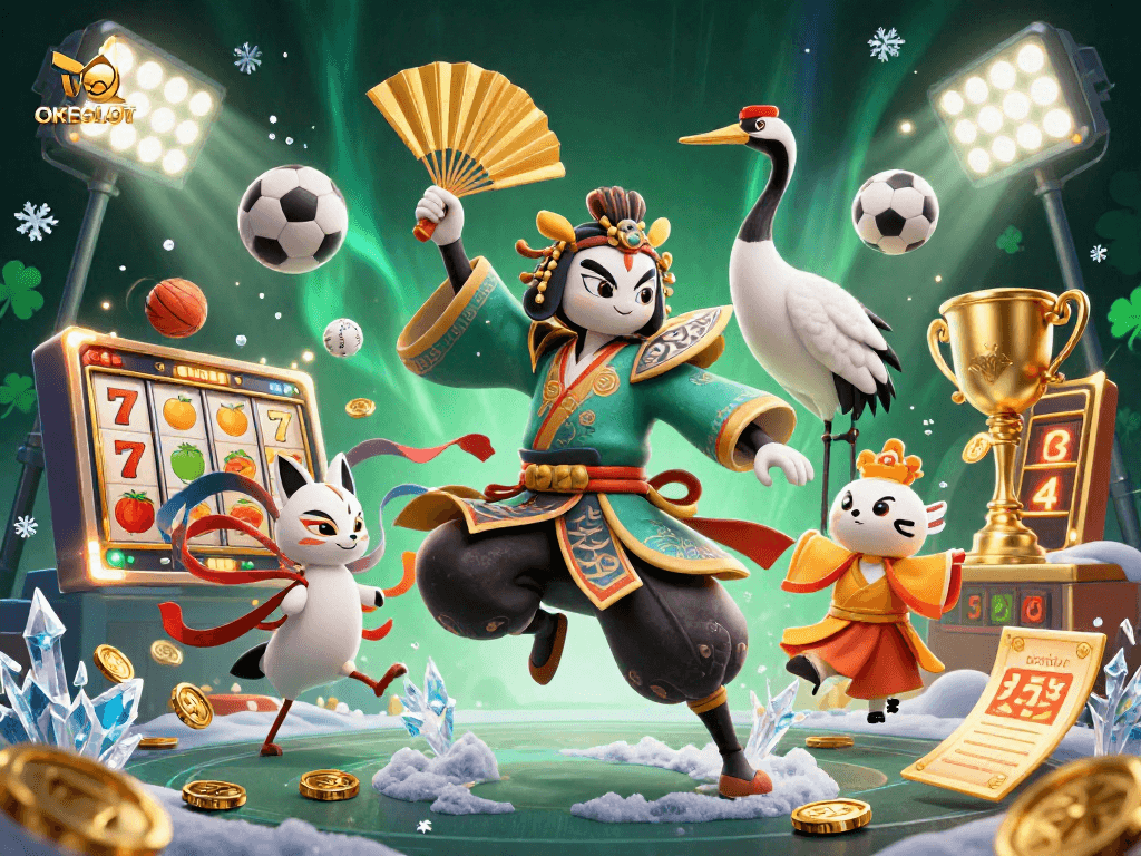 Menangkan jackpot di OKESLOT dengan slot reel dan simbol keberuntungan yang menakjubkan!