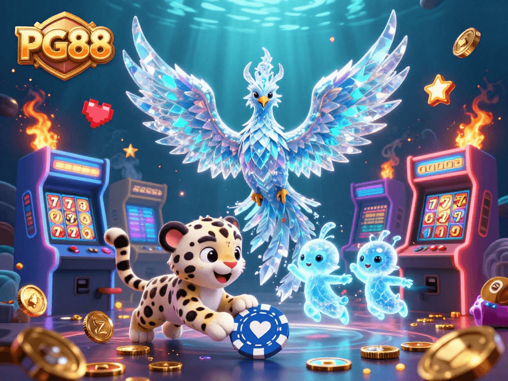 Play slots and celebrate big wins at PG88 with vibrant 3D characters and casino games.