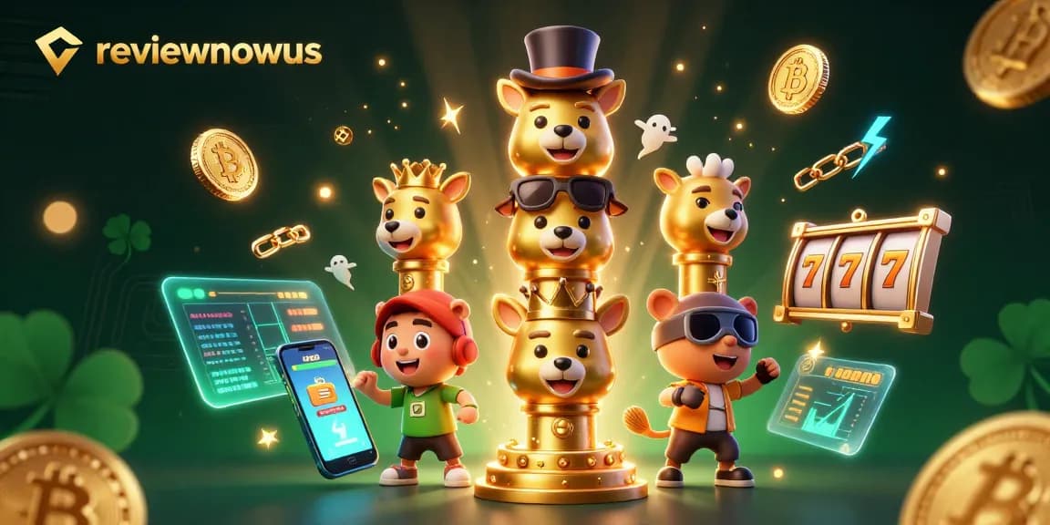 Mengakses peluang maxwin di reviewnowus dengan ilustrasi kasino 3D yang menarik.