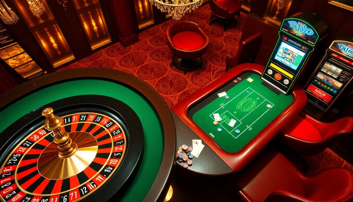 F168 players enjoying a thrilling game at a luxurious casino table.