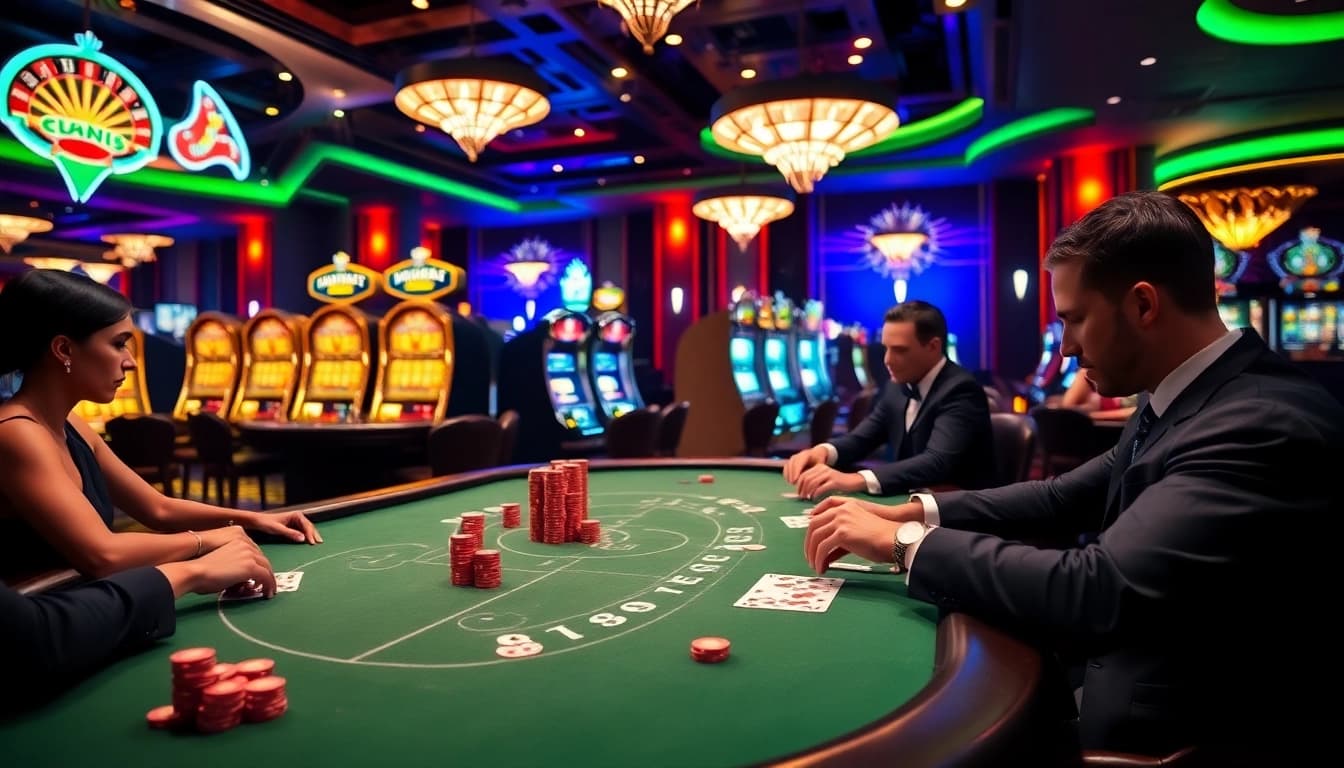 Experience the excitement at https://89bet.green/ with high-stakes poker games and vibrant casino ambiance.