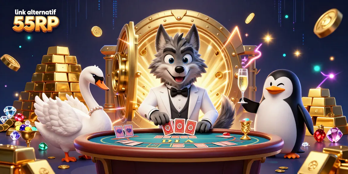 Play exciting games at link alternatif 55RP with stunning visuals and vibrant casino elements.