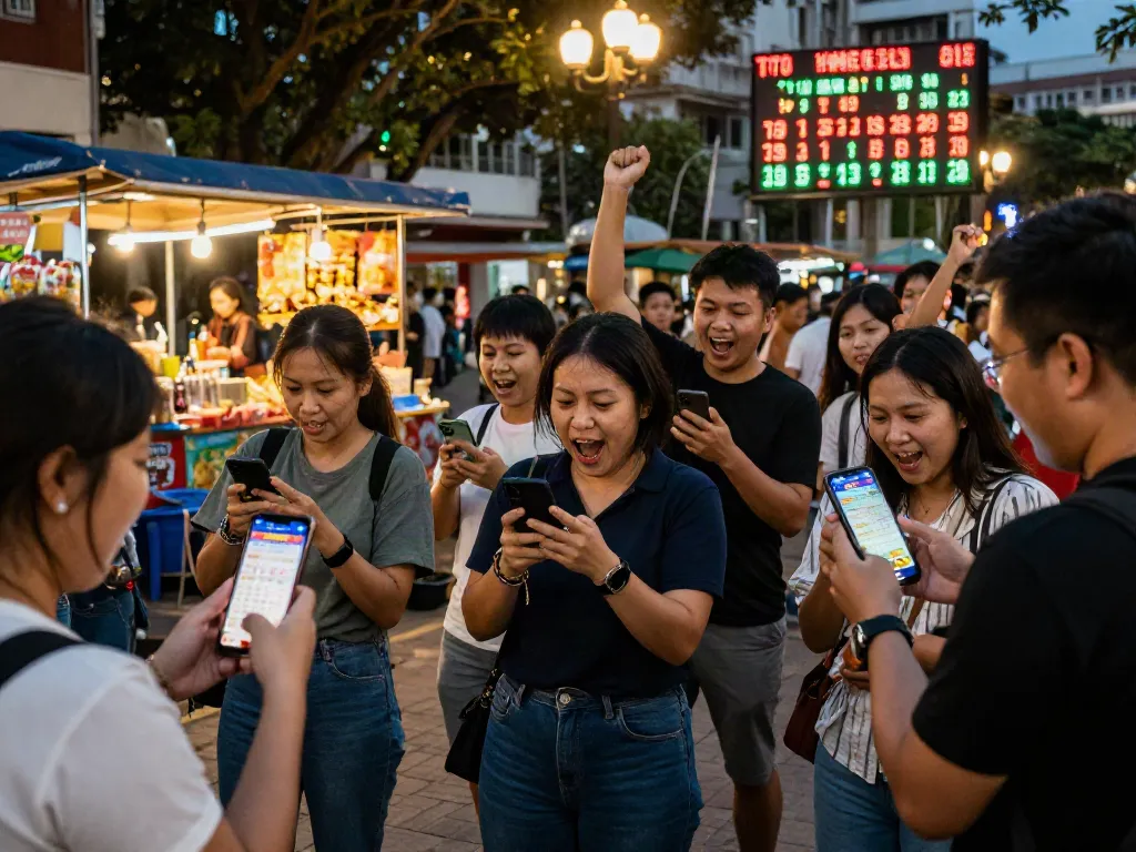 Hasil Toto Macau 4D terbaru di tengah keramaian kota yang menyenangkan.