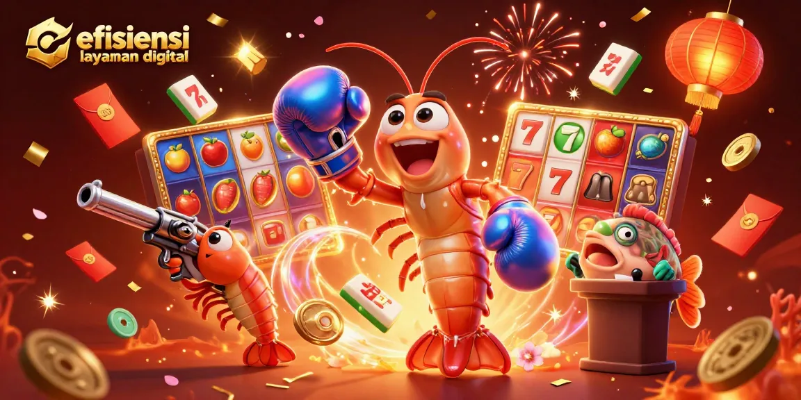 Experience the thrill of efisiensi layanan digital with vibrant 3D casino characters and dynamic winning symbols.