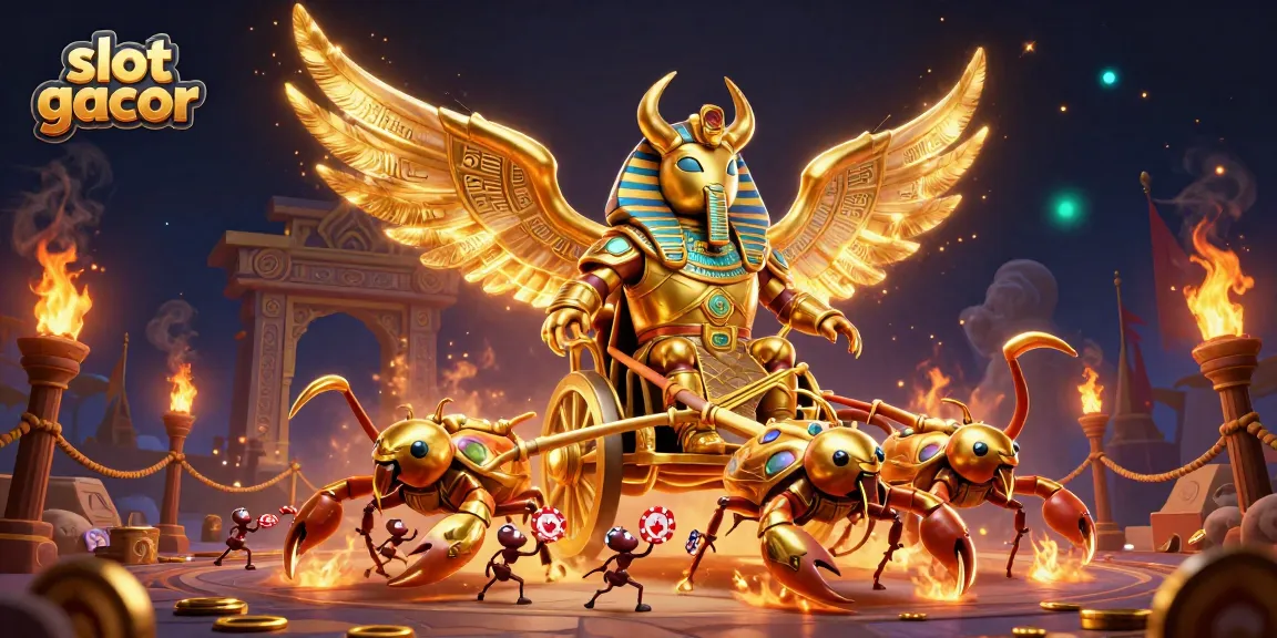 Permainan slot gacor yang mengesankan dengan karakter menarik dan elemen kasino yang dinamis.