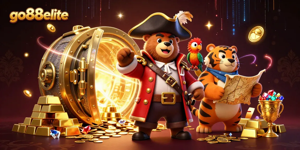 Engage with go88elite in a thrilling 3D pirate-themed casino adventure filled with treasures.