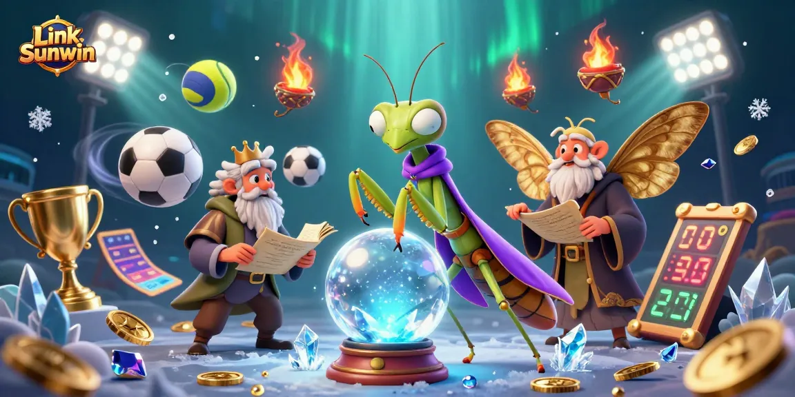 Experience the thrilling world of Link Sunwin with dynamic sports elements and mystical fortune tellers.