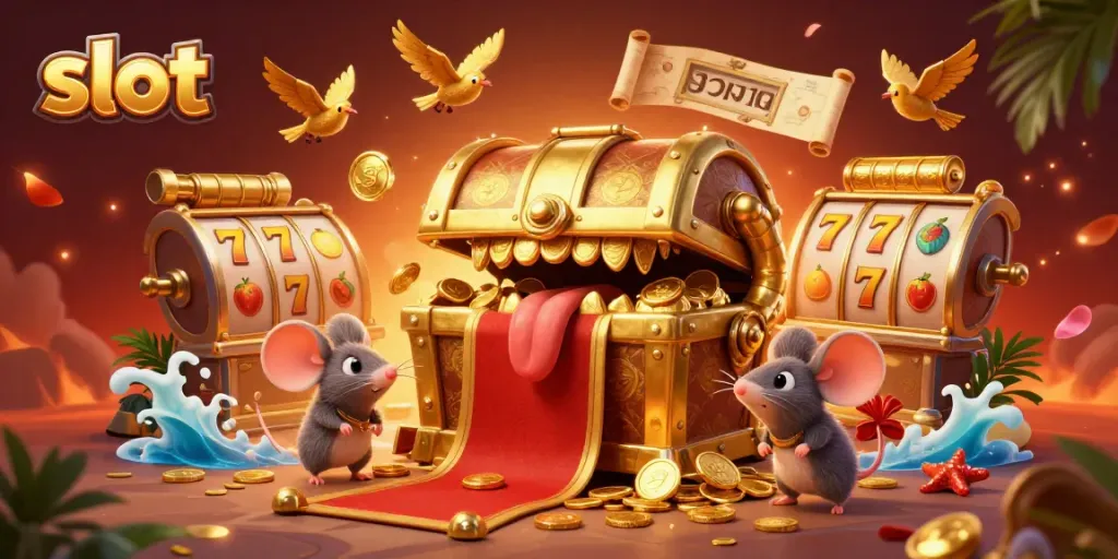 Slot terbaik dengan simbol keberuntungan, jackpot, dan berbagai elemen permainan menarik yang menggoda pemain.
