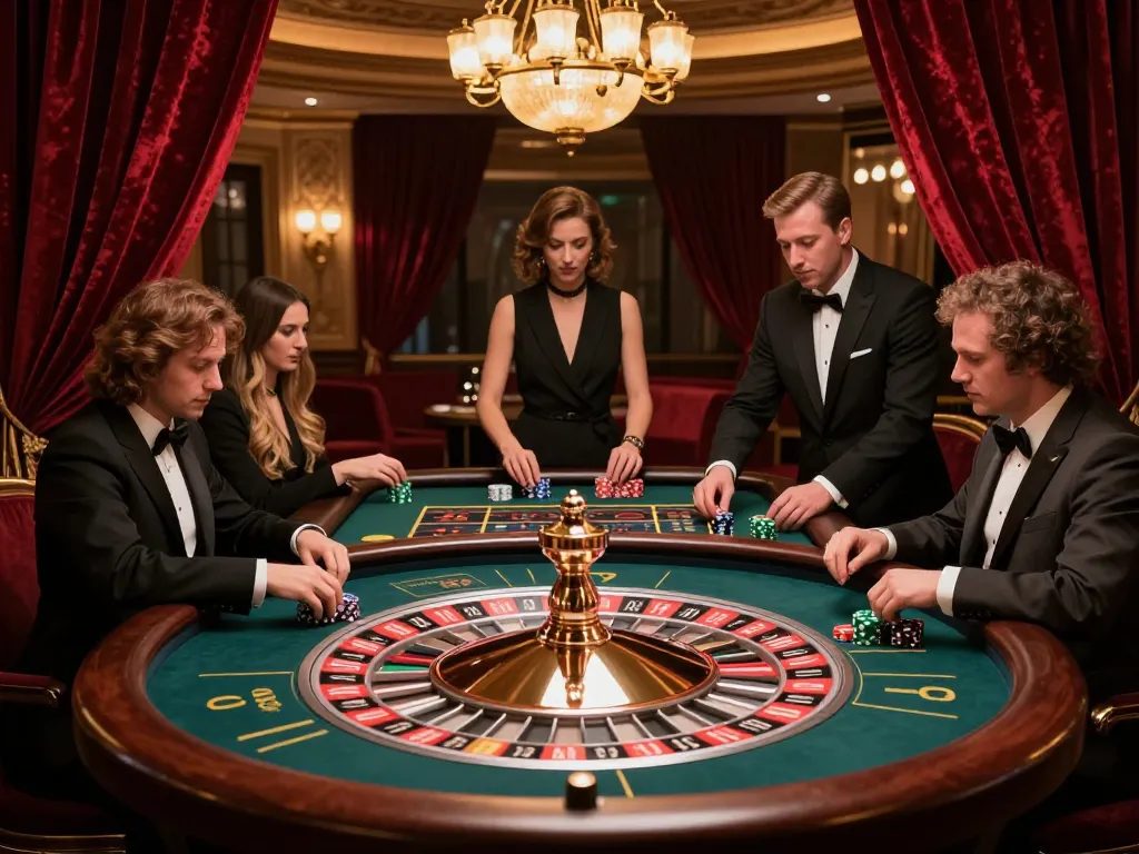 Players enjoying a live roulette experience at alo88 eu com with vibrant ambiance and engaging atmosphere.