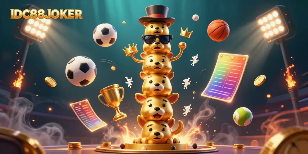 Join the fun at IDC88JOKER and enjoy thrilling gaming with dynamic sports elements and vibrant visuals.