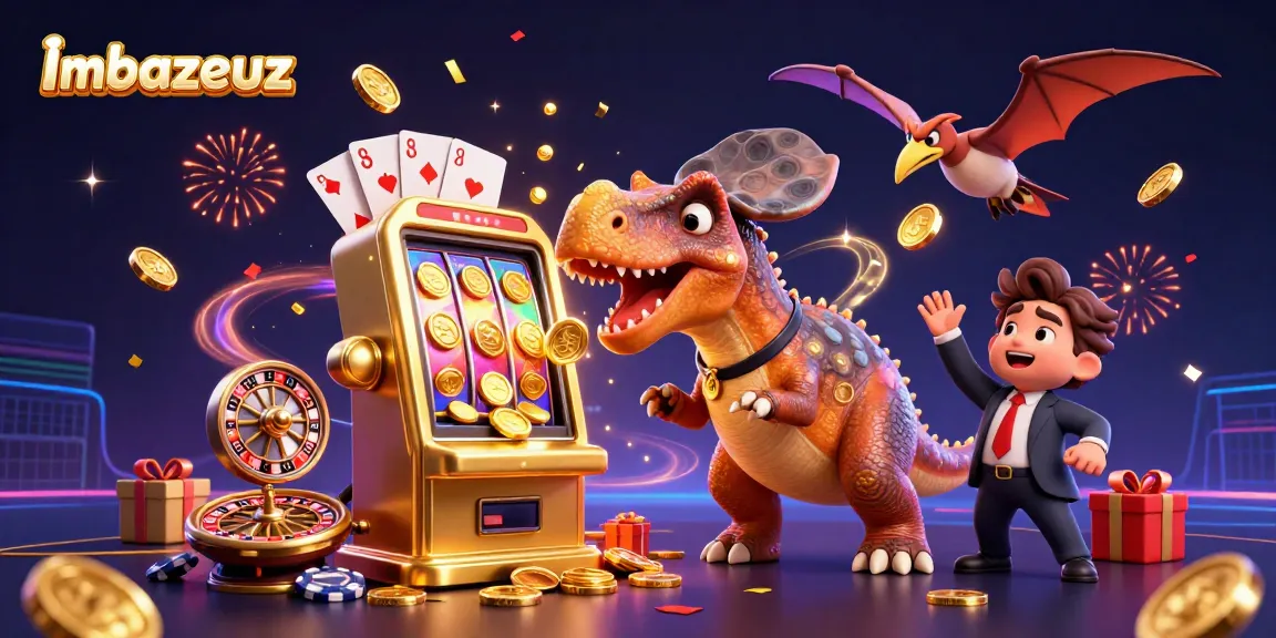 Menghadapi jackpot, Imbazeuz menghidupkan slot mesin dengan energi kemenangan yang melimpah.