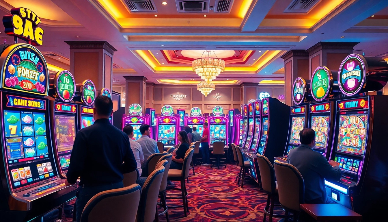 Jadikan permainan slot lebih mengasyikkan dengan mesin modern dan atraktif di kasino.