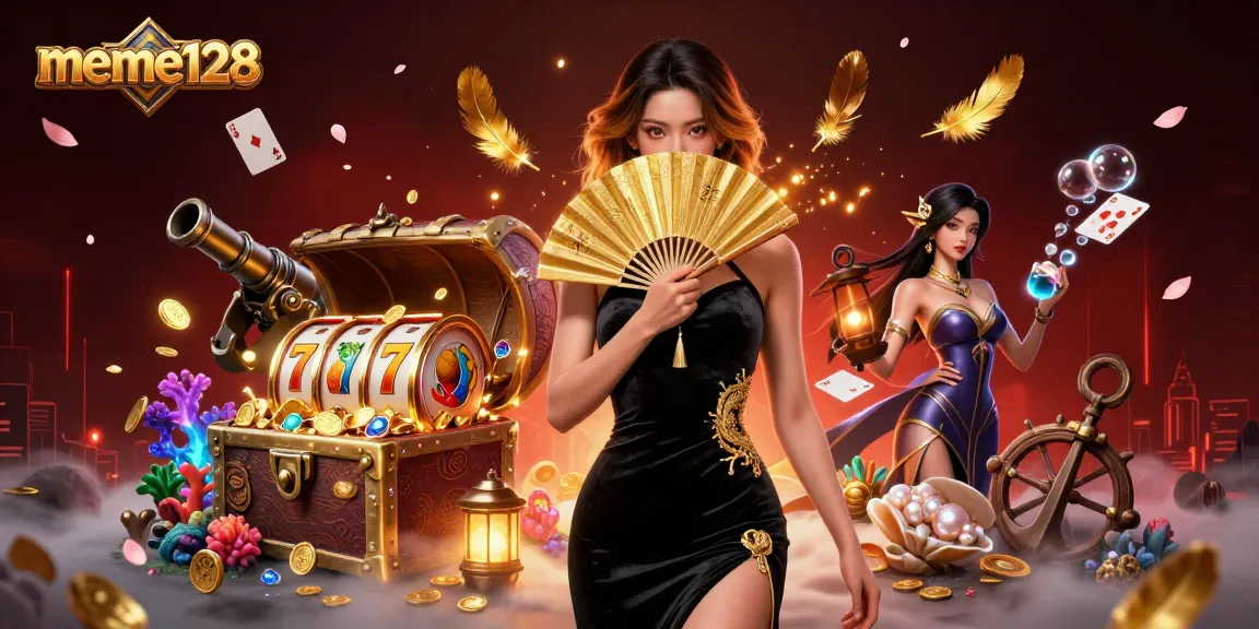 Engage with meme128 through vibrant slot action and exquisite gaming visuals.