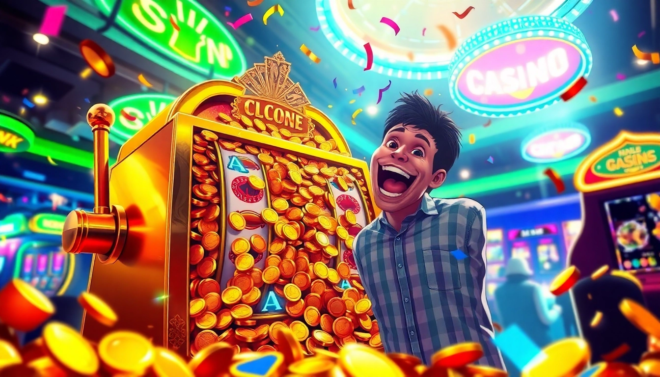 Menangkan SLOT GACOR dengan mesin slot yang penuh uang dan pemain yang bahagia.