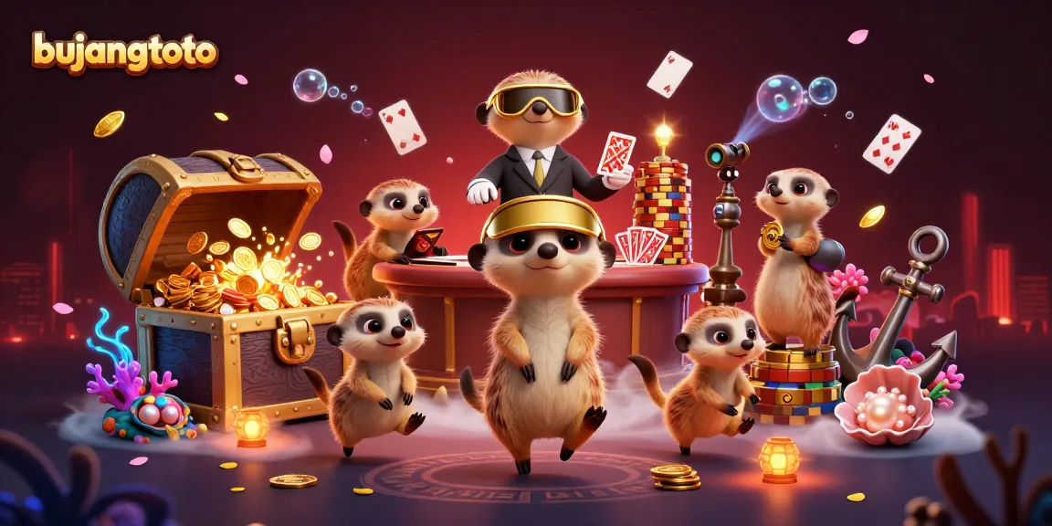Bujangtoto meriahkan kasino dengan koloni meerkat, chip, dan harta karun laut yang berkilau