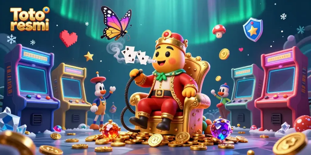 Discover dynamic Toto resmi gaming action with vibrant illustrations of casino scenes filled with energy.