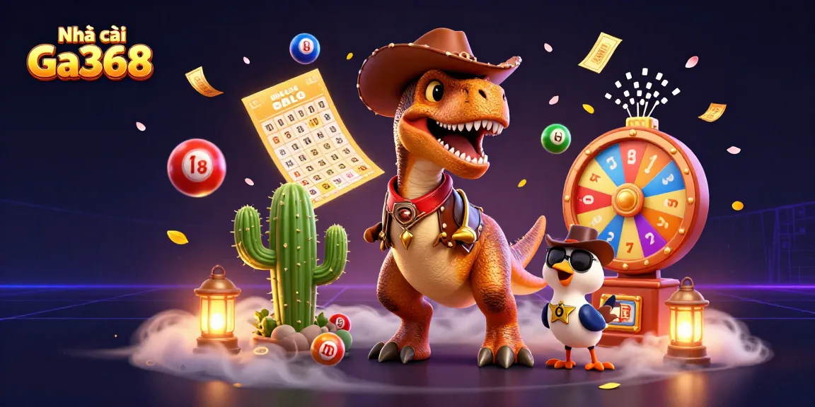 Engage with the thrilling action at Nhà cái Ga368 featuring cartoon characters and vibrant betting elements.