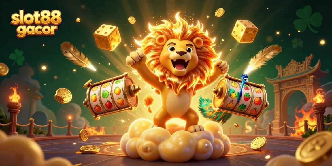 Menangkan slot88 gacor dengan simbol buah dan koin emas di arena kasino megah!