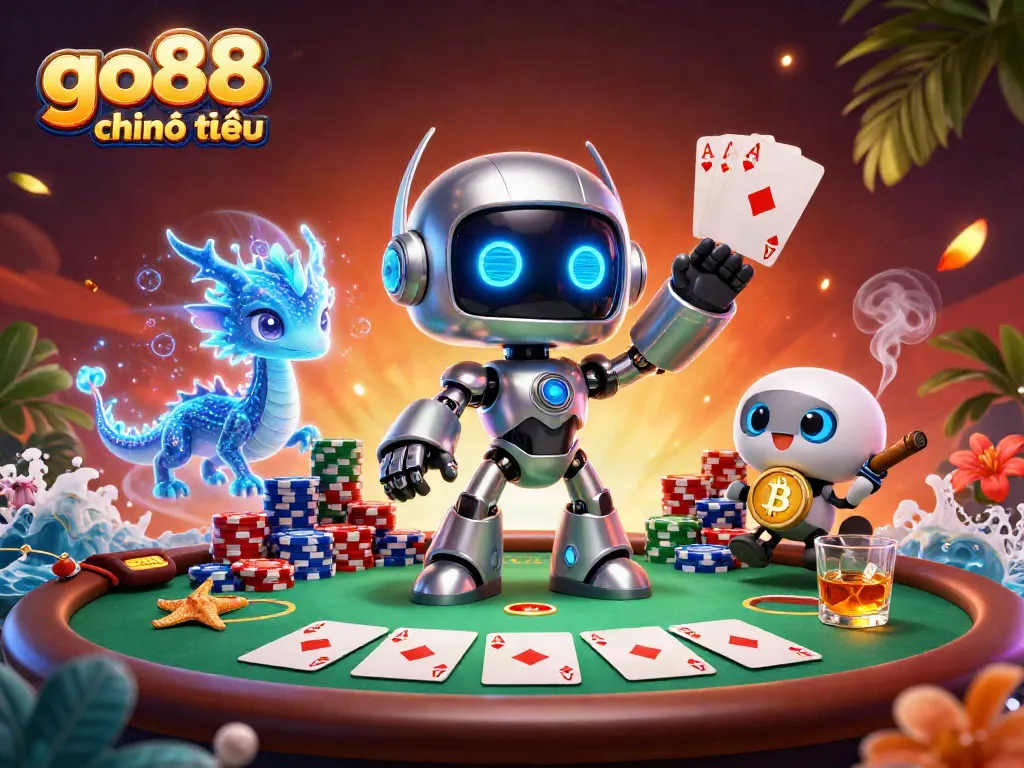Experience immersive gaming at go88 chính thức with a vibrant casino scene showcasing dynamic characters and detailed elements.