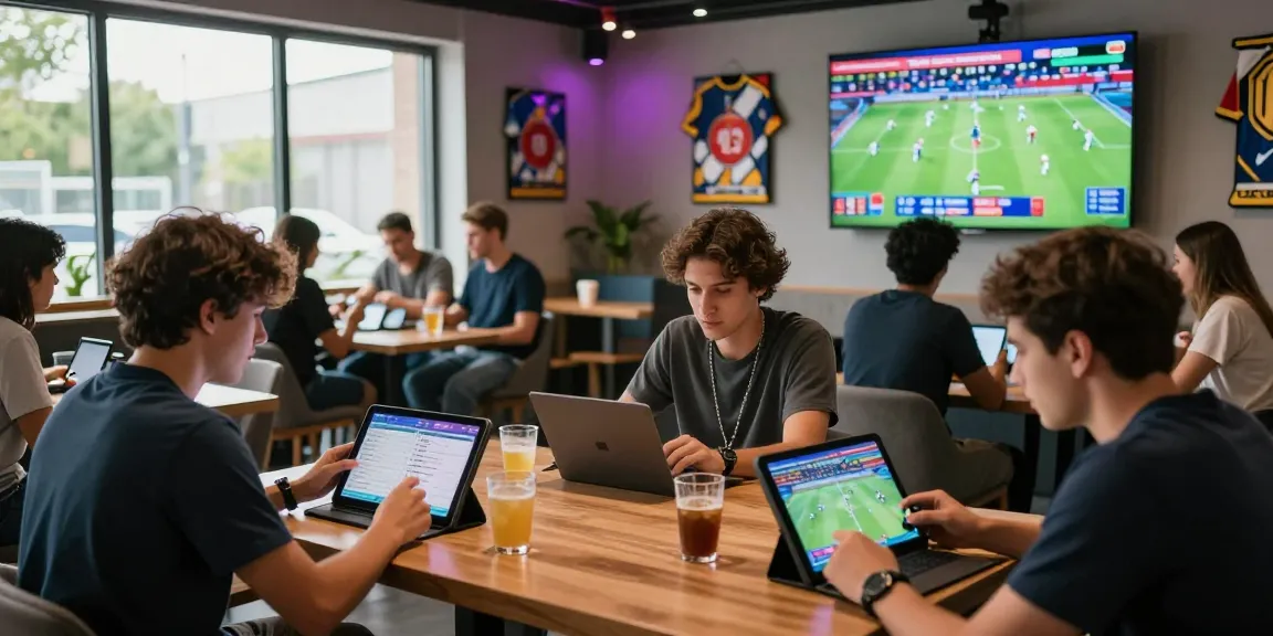 Exciting sports betting atmosphere at TEMPOTOTO daftar event, with fans engaged in interactive online betting for the 2026 World Cup.