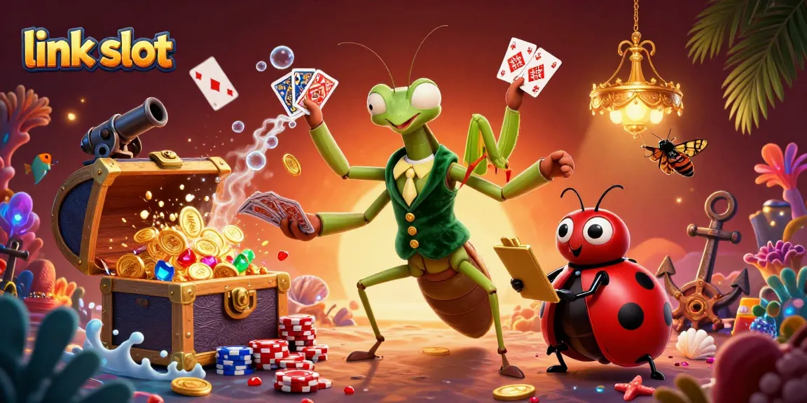 Menangkan permainan slot online dengan link slot sambil bermain bersama karakter menarik dalam suasana kasino yang meriah.