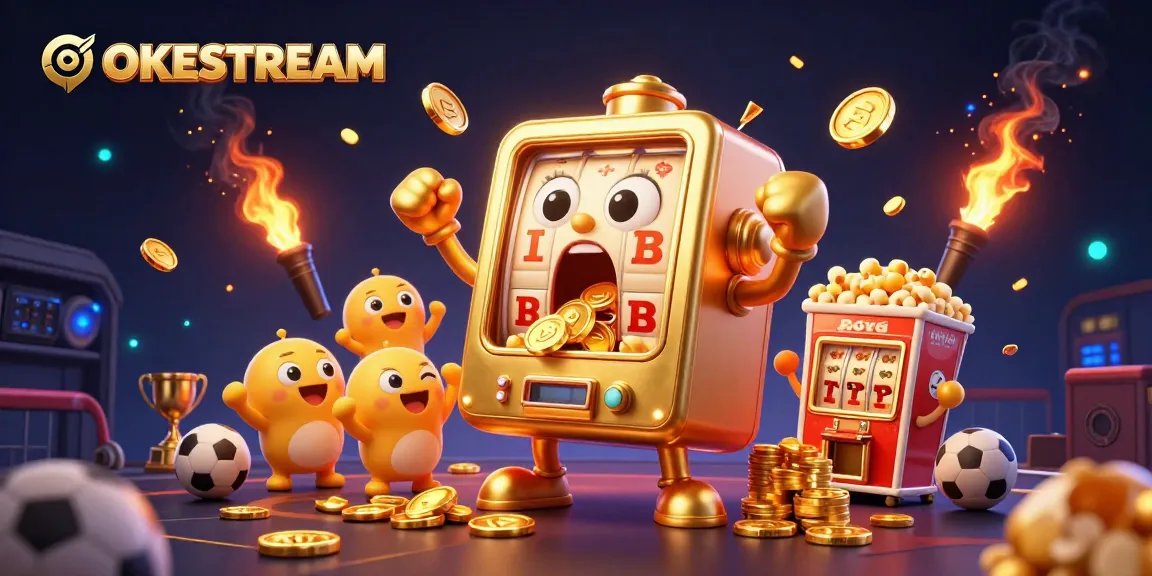 OKESTREAM memberikan pengalaman taruhan sepak bola yang mendebarkan dengan simbol slot dan taruhan