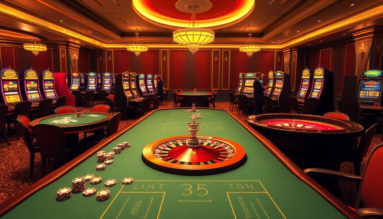 Gambling excitement at https://tt88.to/ with professional dealers and luxurious casino tables.