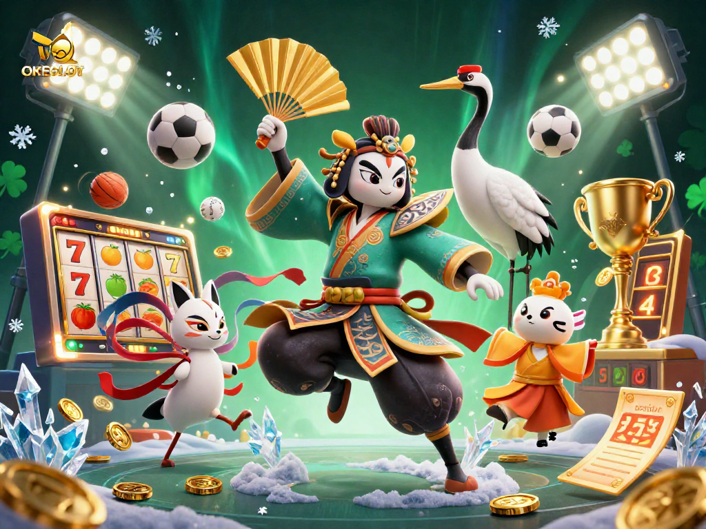 Menangkan jackpot di OKESLOT dengan slot reel dan simbol keberuntungan yang menakjubkan!