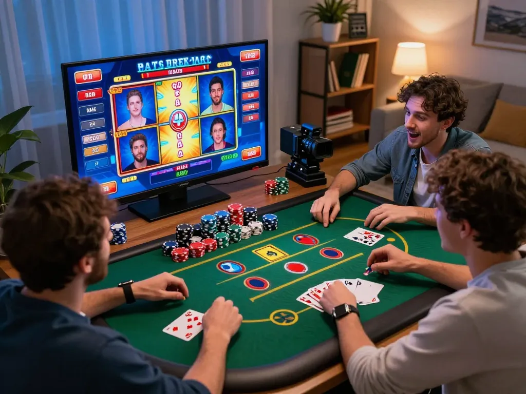 Terlibat dalam aksi situs slot resmi selama sesi permainan online yang menarik di rumah