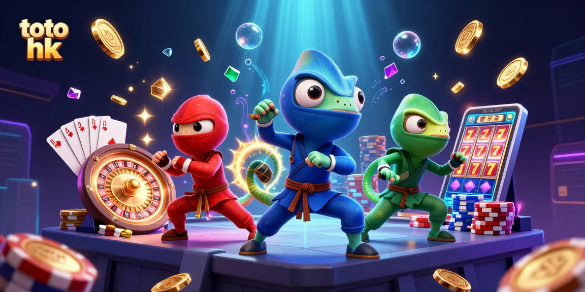 Mainkan toto hk dengan tim ninja chameleon yang beraksi di kasino virtual dengan simbol keberuntungan.