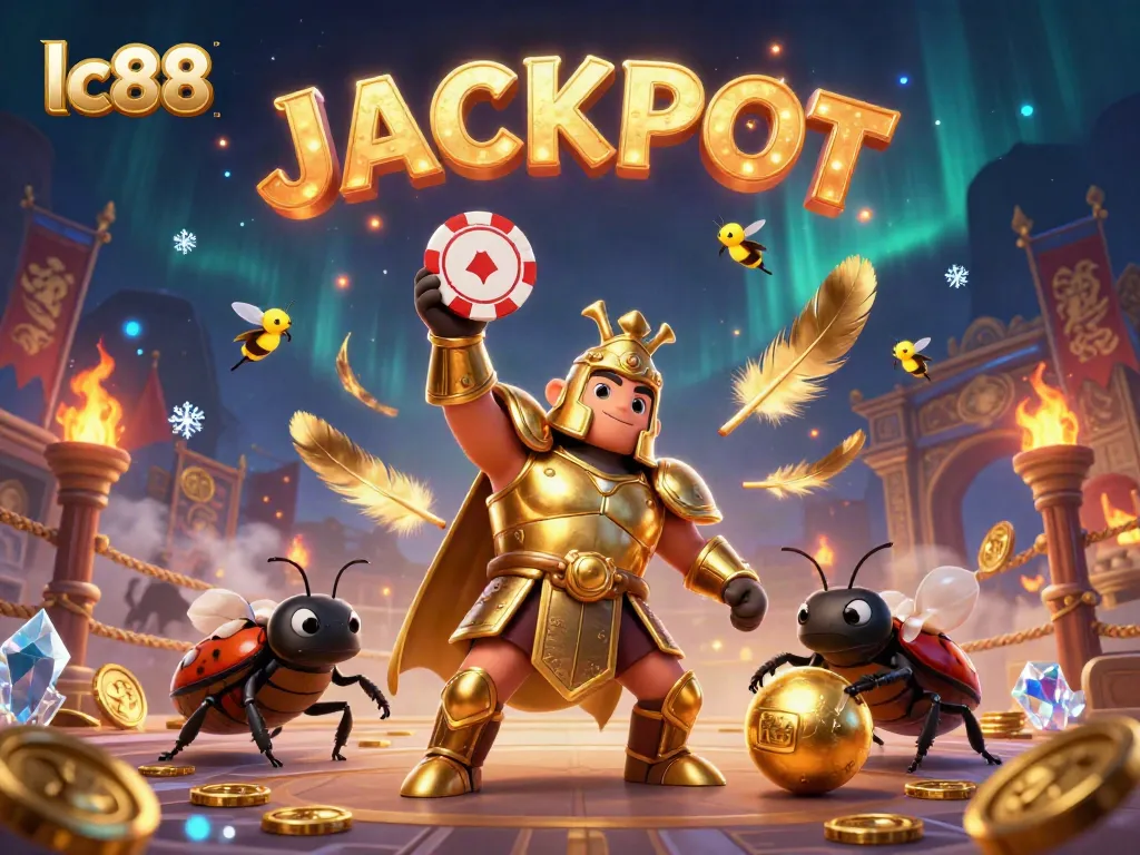 Experience a thrilling lc88 victory scene with colorful characters in an engaging casino atmosphere.