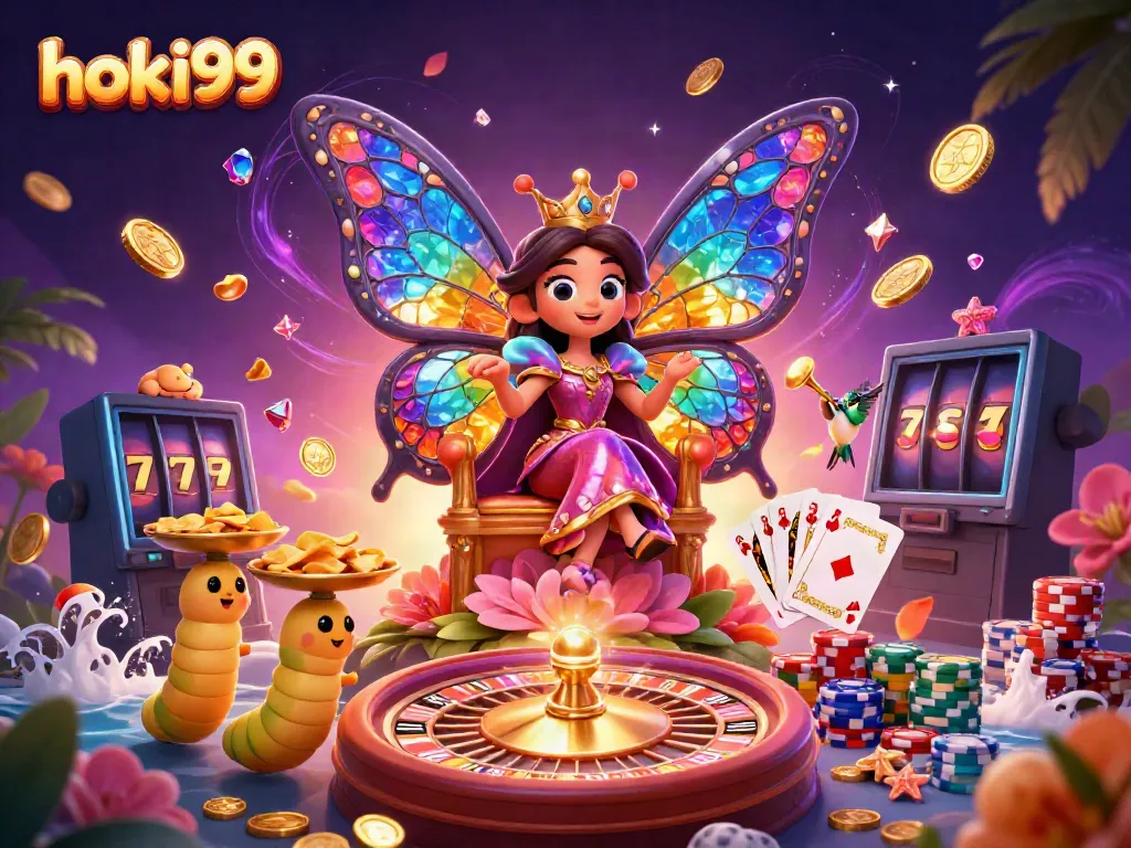 Hoki99 menghadirkan ilustrasi kasino 3D yang fantastis dengan karakter menawan dan elemen permainan yang meriah.