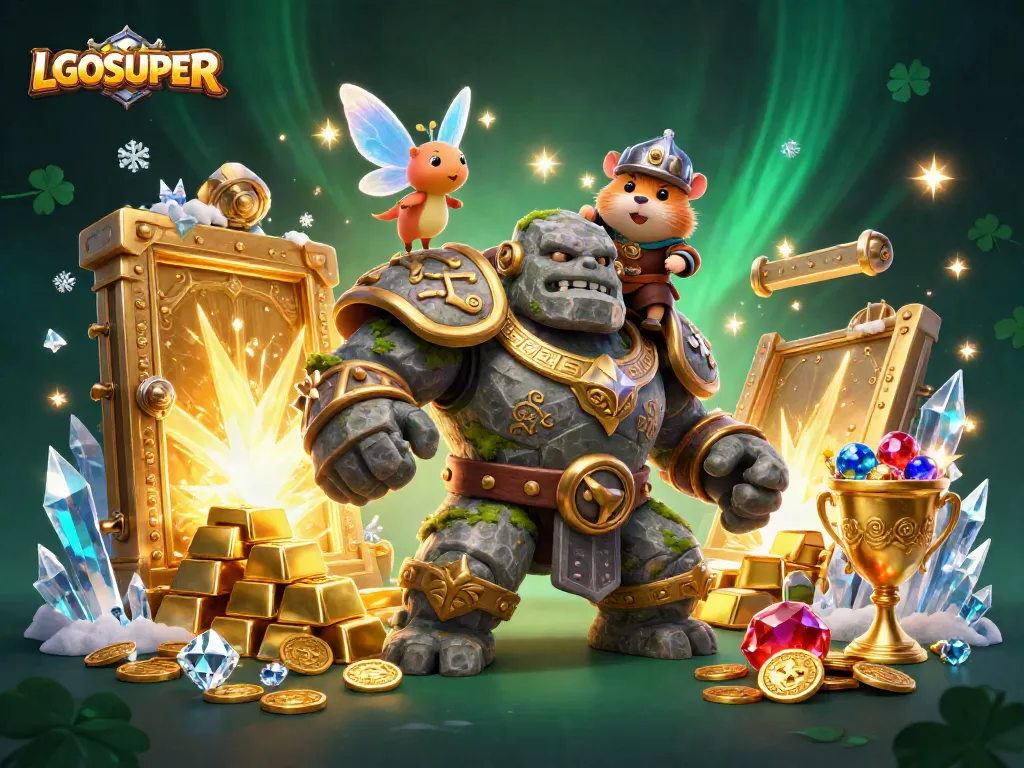 Spin the reels with LGOSUPER and unlock treasures from magical creatures.