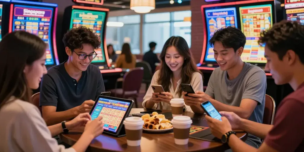 Pengguna menikmati layanan taruhan togel online cirebontoto dengan berbagai pilihan pasaran di perangkat pintar.
