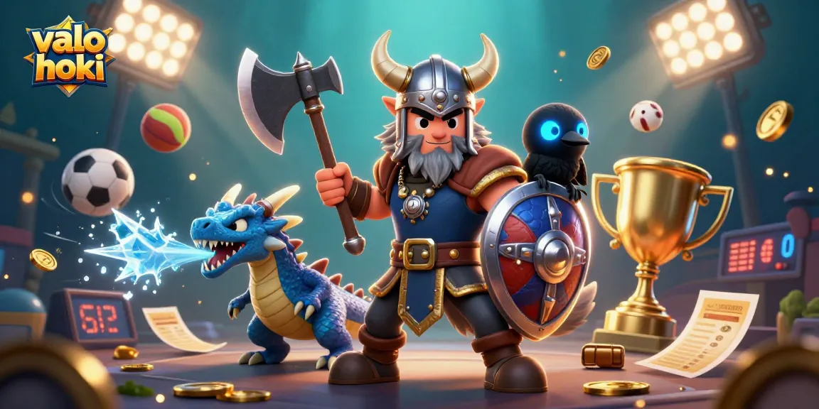 Engage with the intense action of valo hoki as the Viking wolf warrior battles alongside allies in a dynamic betting scene.