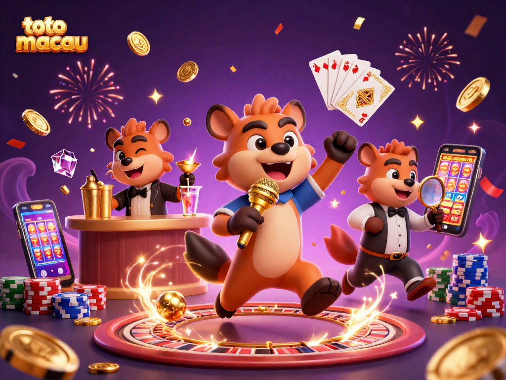 Menangkan pengalaman toto macau dengan kasino lucu yang penuh energi dari hyena!