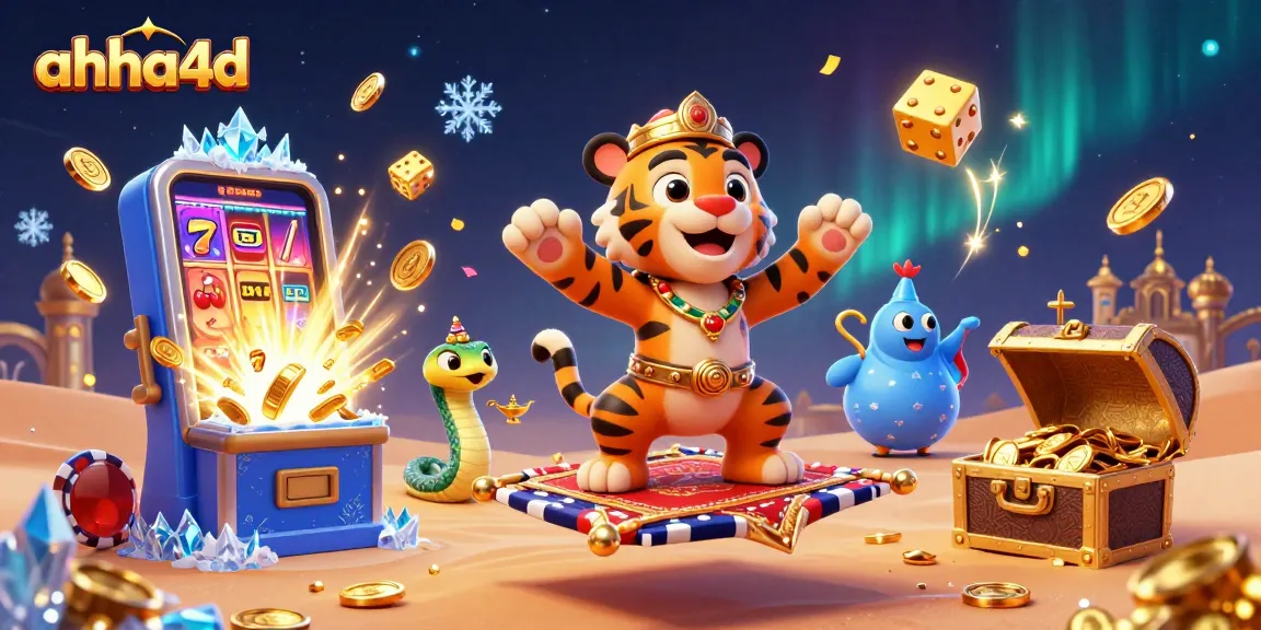 Play thrilling games and grab winning jackpots with ahha4d in a vibrant casino scene bursting with action.
