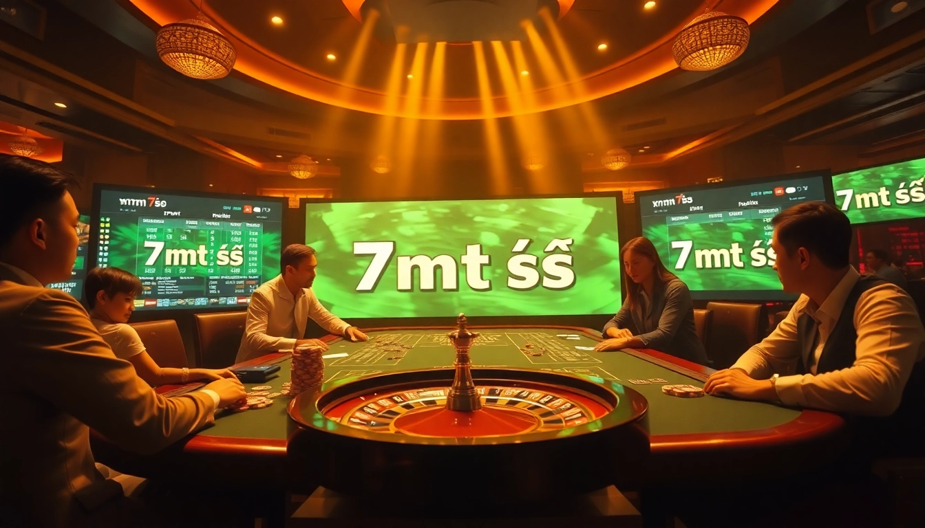Gambling enthusiasts exploring 7m tỷ số in an engaging online betting platform.