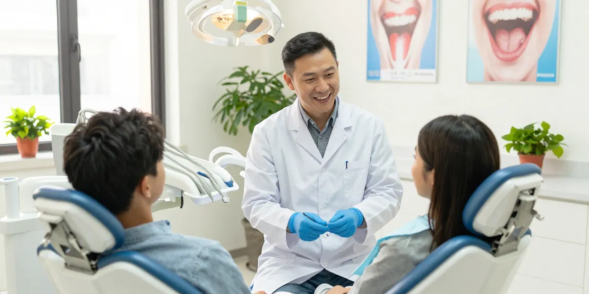 Visit the dentist for a comforting and professional dental care experience in a modern clinic.