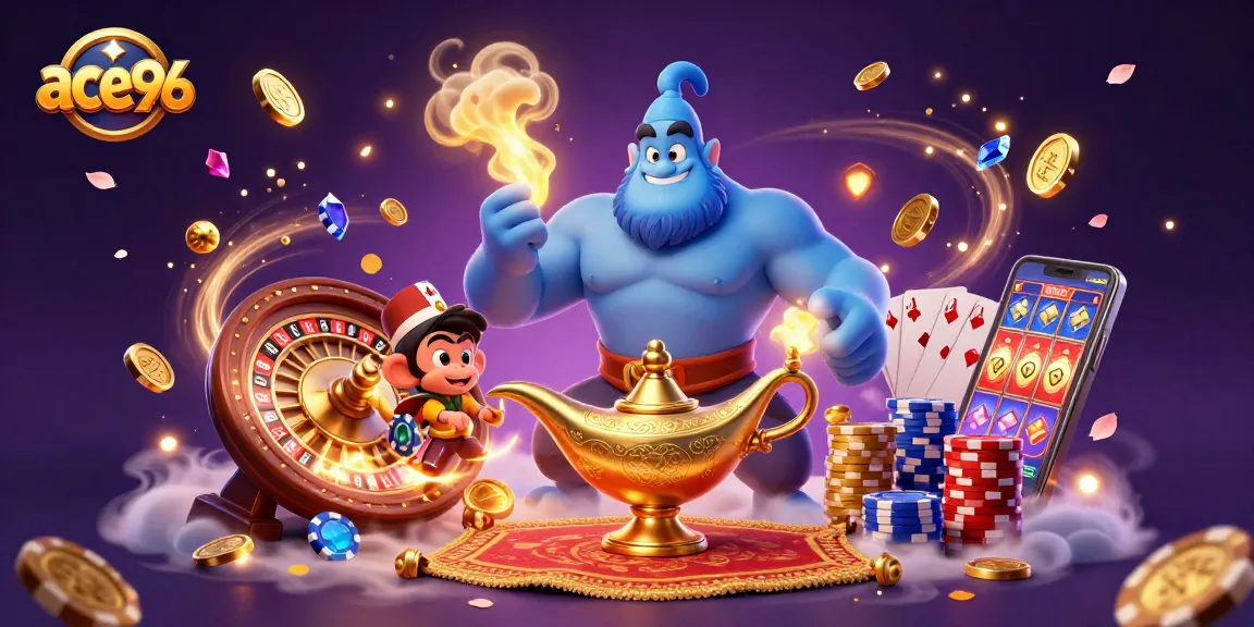 Engage with ace96 and experience premium gaming with dynamic casino elements and vibrant colors.