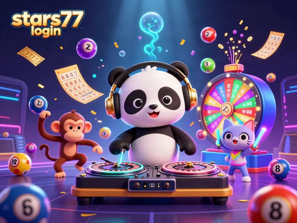 Mengakses stars77 login untuk menikmati permainan slot online dengan karakter lucu dan atmosfer ceria.
