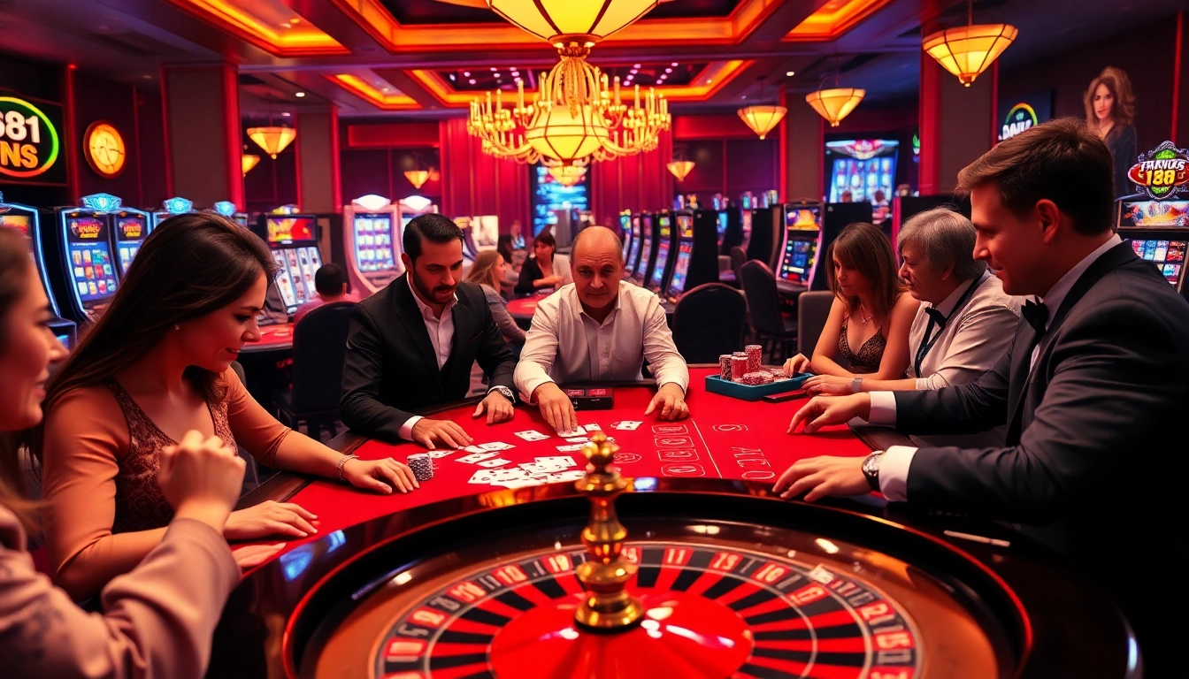 Exciting moment at 8K8 as players engage in strategic gameplay with poker chips and cards.