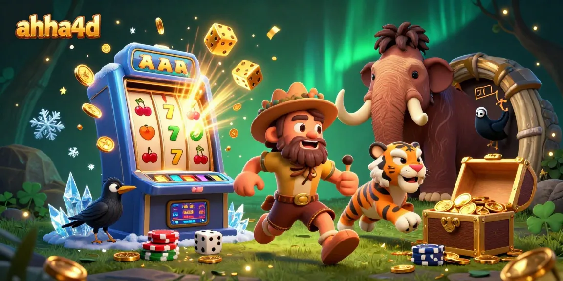 Experience thrilling action at ahha4d casino, featuring colorful slot machines and vibrant gaming elements.