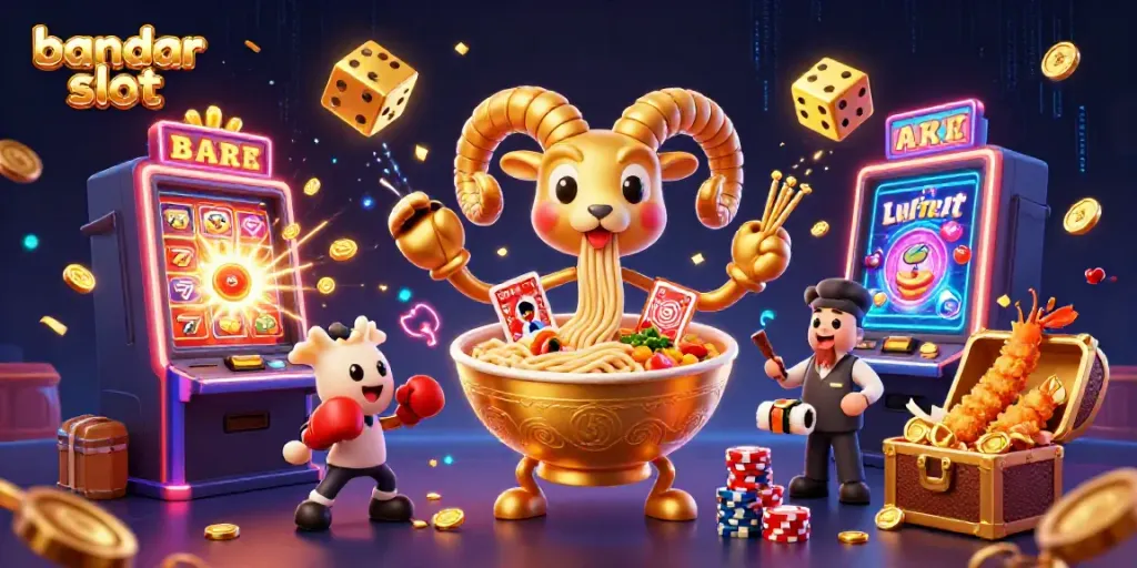Permainan bandar slot dengan simbol keberuntungan yang memikat dan keseruan di dunia kasino.