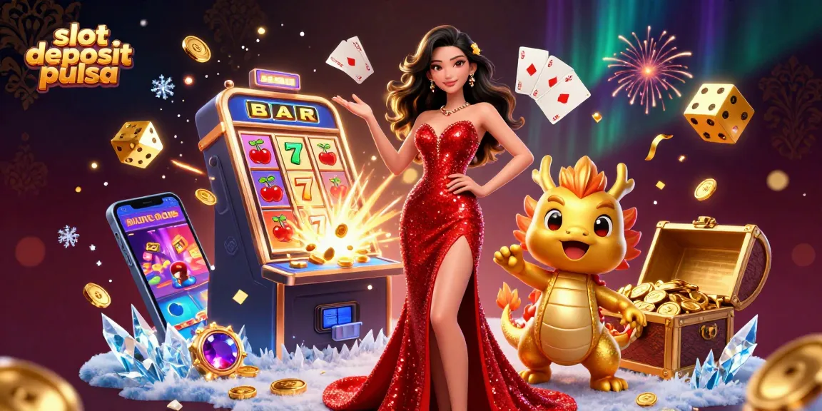 Experience the thrills of slot deposit pulsa with vibrant characters and exciting game elements.